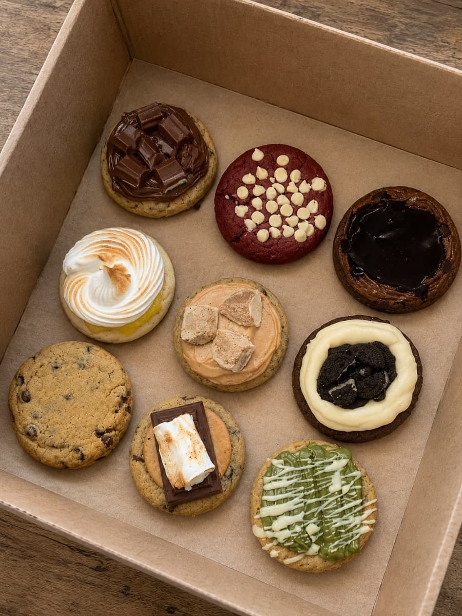 Caja de 9 cookies